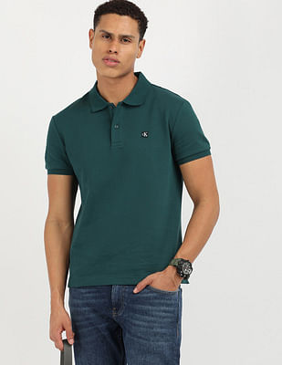 Calvin Klein Jeans Embroidered Badge Regular Polo Shirt