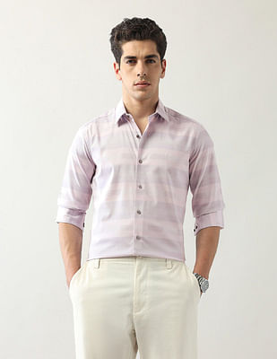 Arrow Newyork All Over Printed Manhattan Slim Fit Shirt