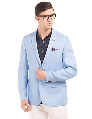 arrow linen blazer