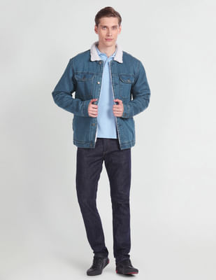 Buy U.S. Polo Assn. Denim Co. Sherpa Washed Denim Jacket