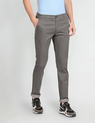 Arrow Sports Bronson Slim Fit Geometric Chinos