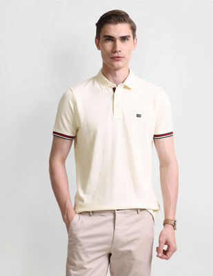 Price History of Arrow Sport Solid Regular Fit Polo Shirt from