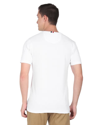 Buy Arrow Sports Crew Neck Solid Cotton T-Shirt - NNNOW.com
