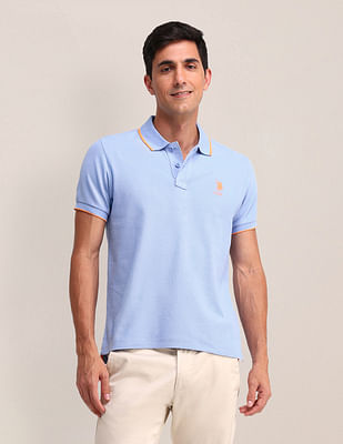 U S Polo Assn Cotton Slim Fit Polo Shirt