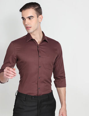 Arrow Dobby Manhattan Slim Fit Formal Shirt