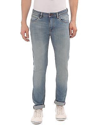 stonewash skinny jeans mens