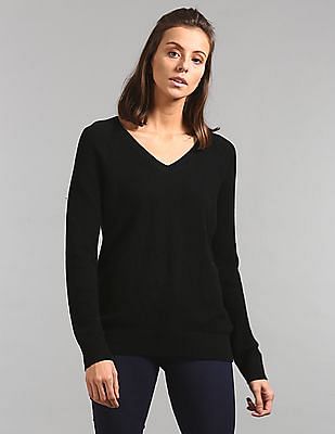 gap v neck sweater women's