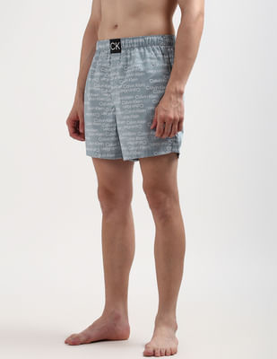 Buy Calvin Klein Underwear Logo Print Cotton Boxers - NNNOW.com