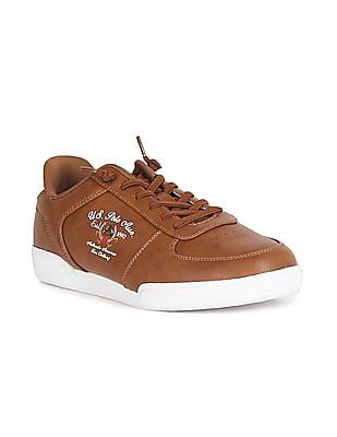 U S Polo Assn Men Round Toe Textured Liguory Sneakers