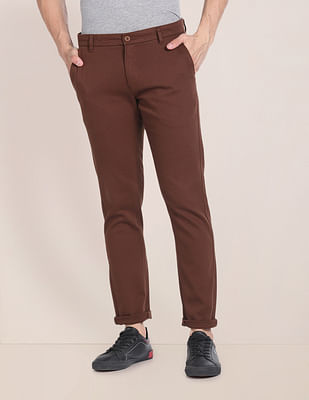 U S Polo Assn Cotton Stretch Dobby Chinos