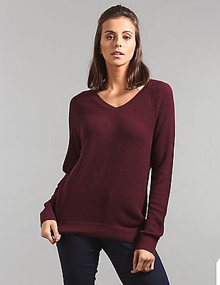 gap v neck sweater women's