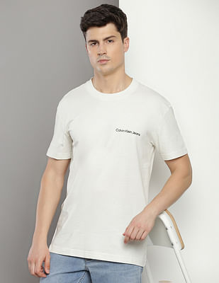 Buy Calvin Klein Jeans Solid Institutional Logo T-Shirt
