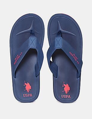 us polo flip flops