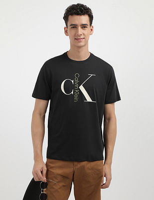 Calvin Klein Jeans Text Monogram Printed T-Shirt