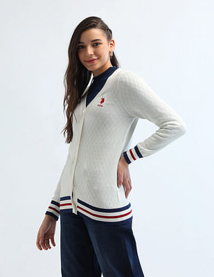 トップス 24SS SOPHNET. KNIT POLO CARDIGAN 244121923_8102.jpg