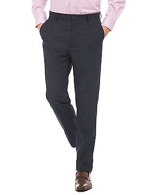 tapered fit formal trousers
