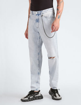 Calvin Klein Jeans Mid Rise Regular Tapered Fit Jeans