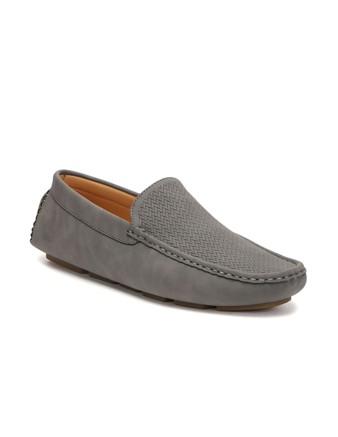 Buy U.S. Polo Assn. Men Round Toe Textured Colin 3.0 Loafers - NNNOW.com
