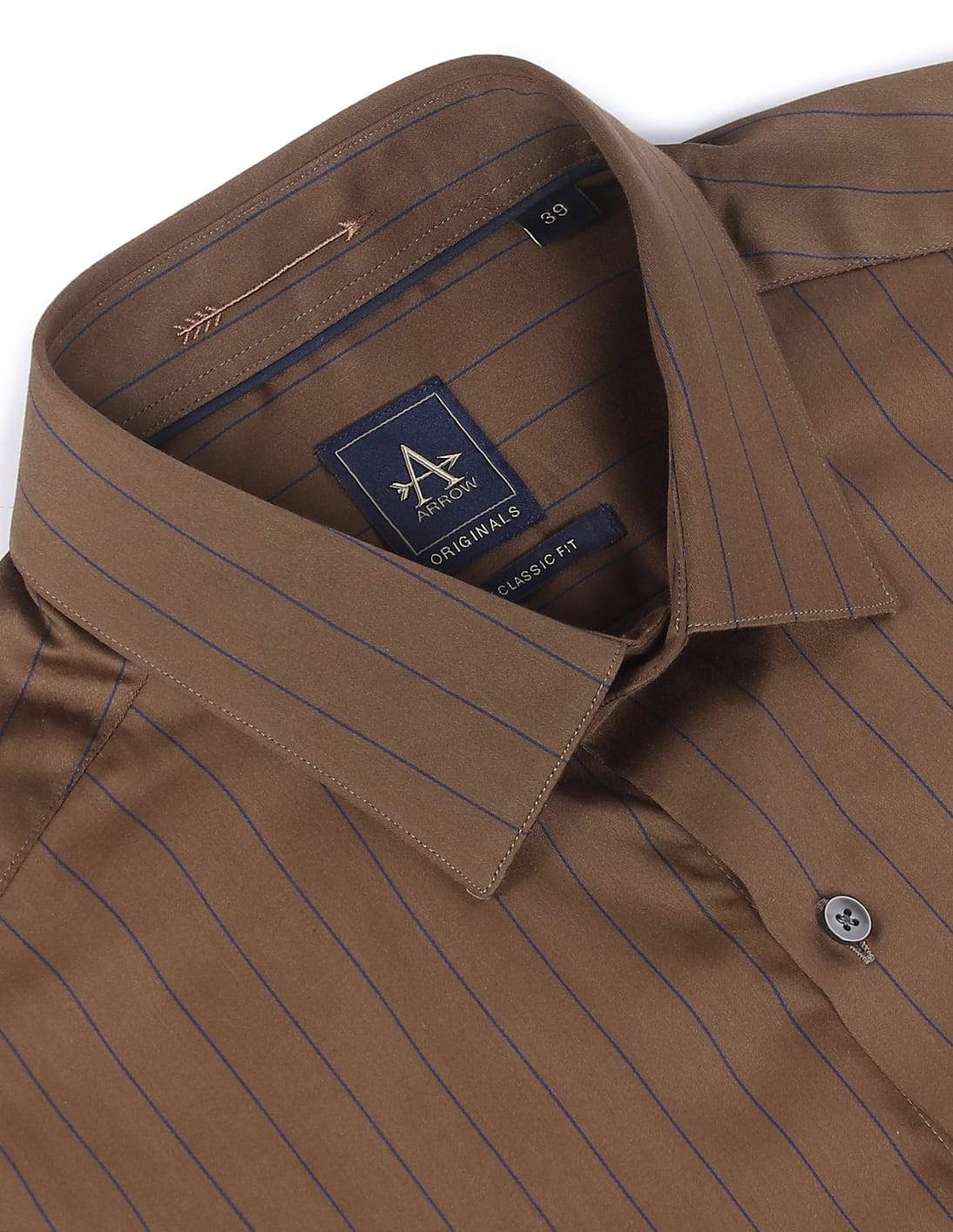 Buy Arrow Pure Cotton Satin Shirt - NNNOW.com