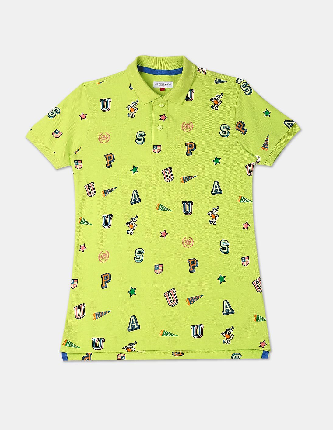 lime green toddler polo shirt
