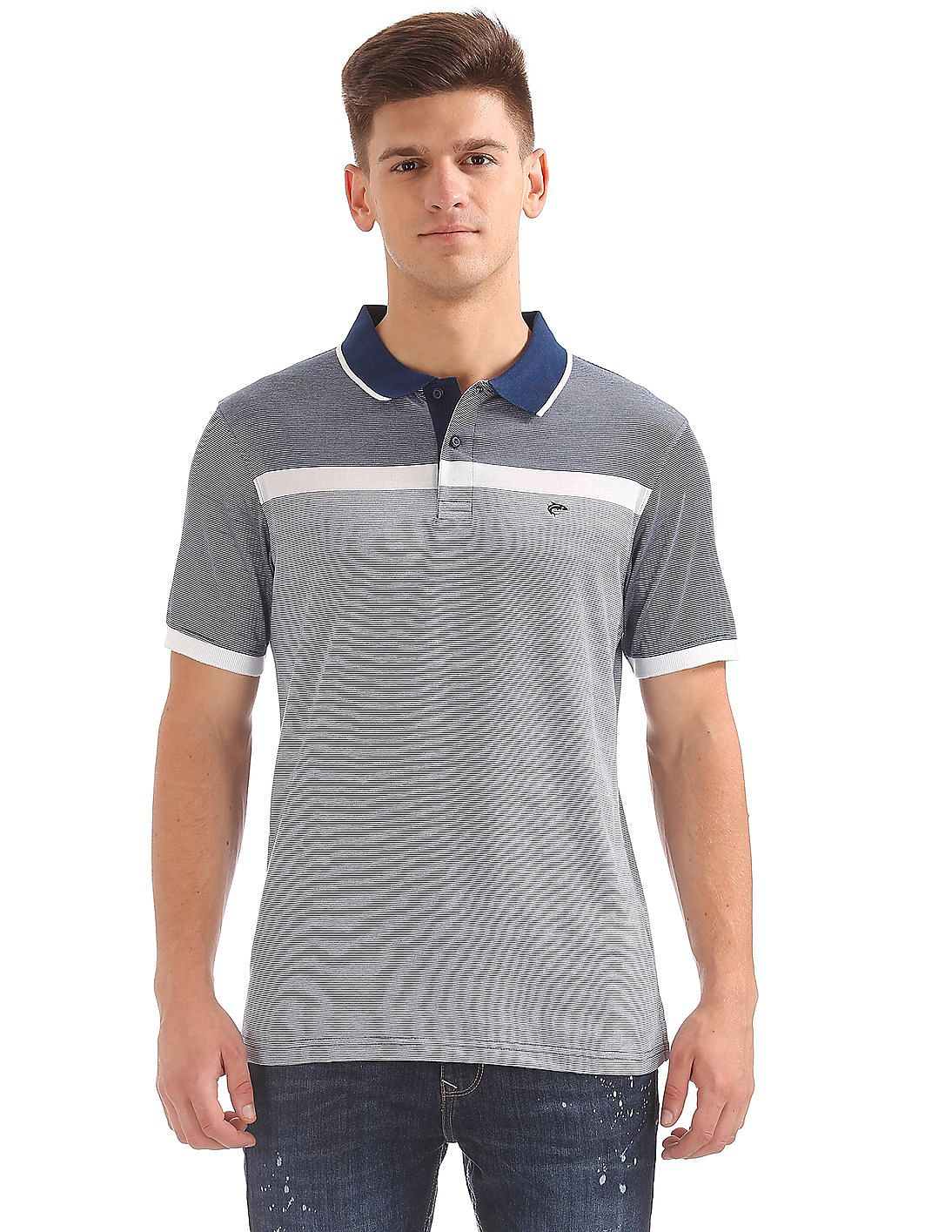Buy Ruggers Regular Fit Striped Polo Shirt - NNNOW.com