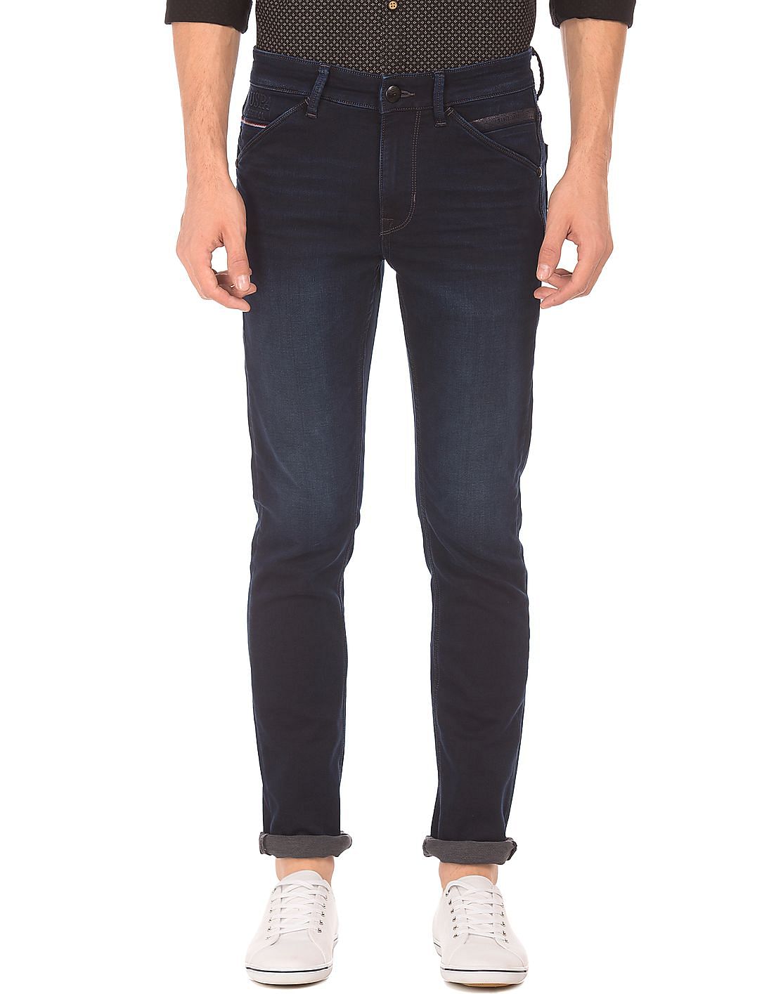 Buy U.S. Polo Assn. Denim Co. Men Skinny Fit Dark Wash Jeans - NNNOW.com