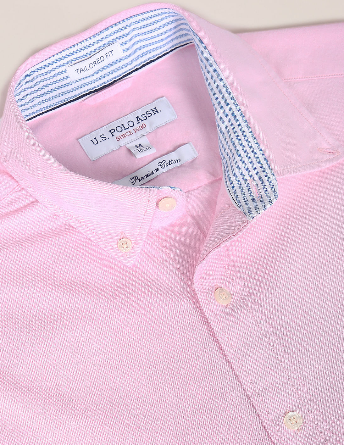 Pink polo shop shirts button down