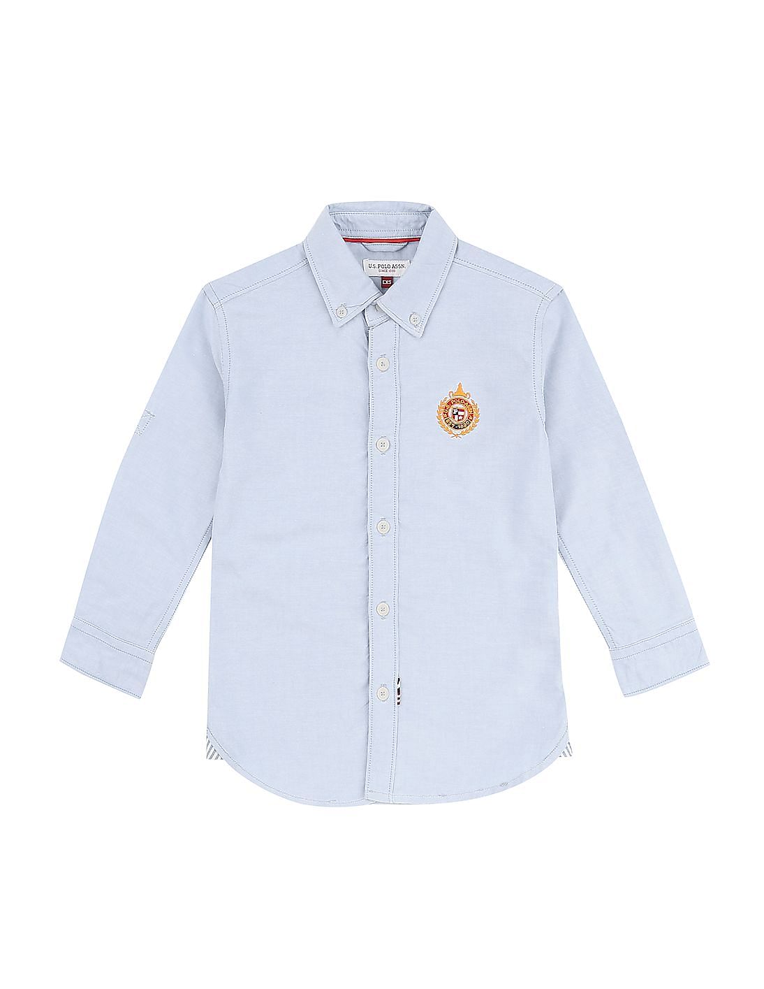 Buy U.S. Polo Assn. Kids Boys Button Down Oxford Shirt - NNNOW.com