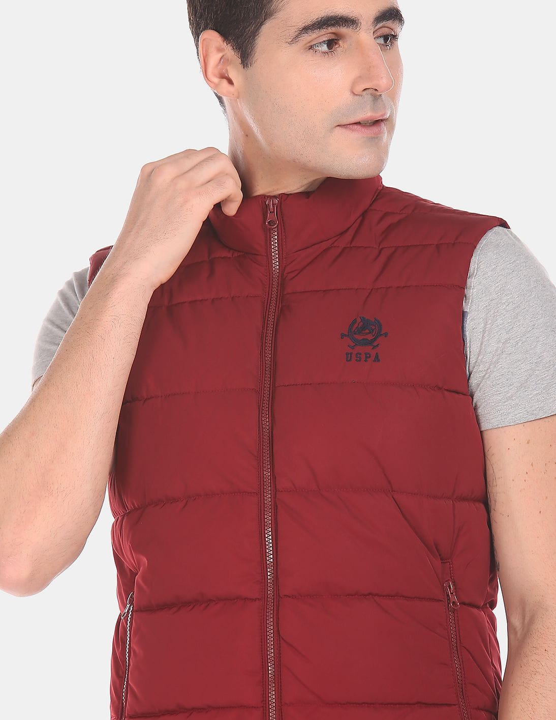 Buy Polo Sleeveless Quilted Gilet Jacket