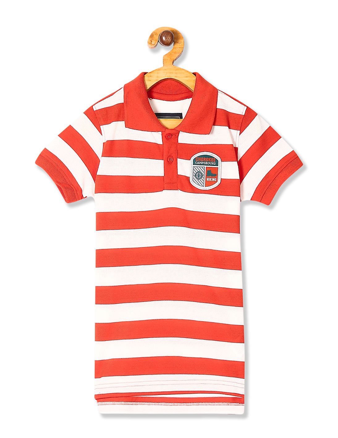 toddler boy orange polo shirt