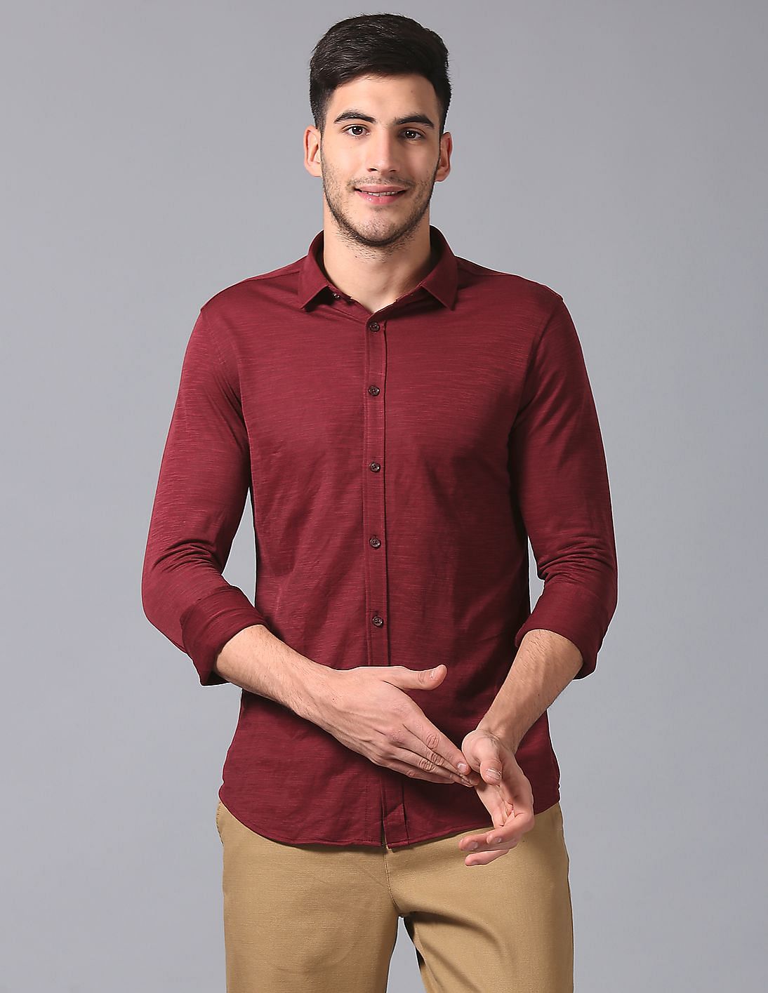 herringbone weave shirt