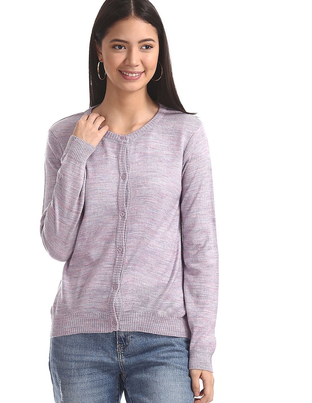 patterned cardigan womens