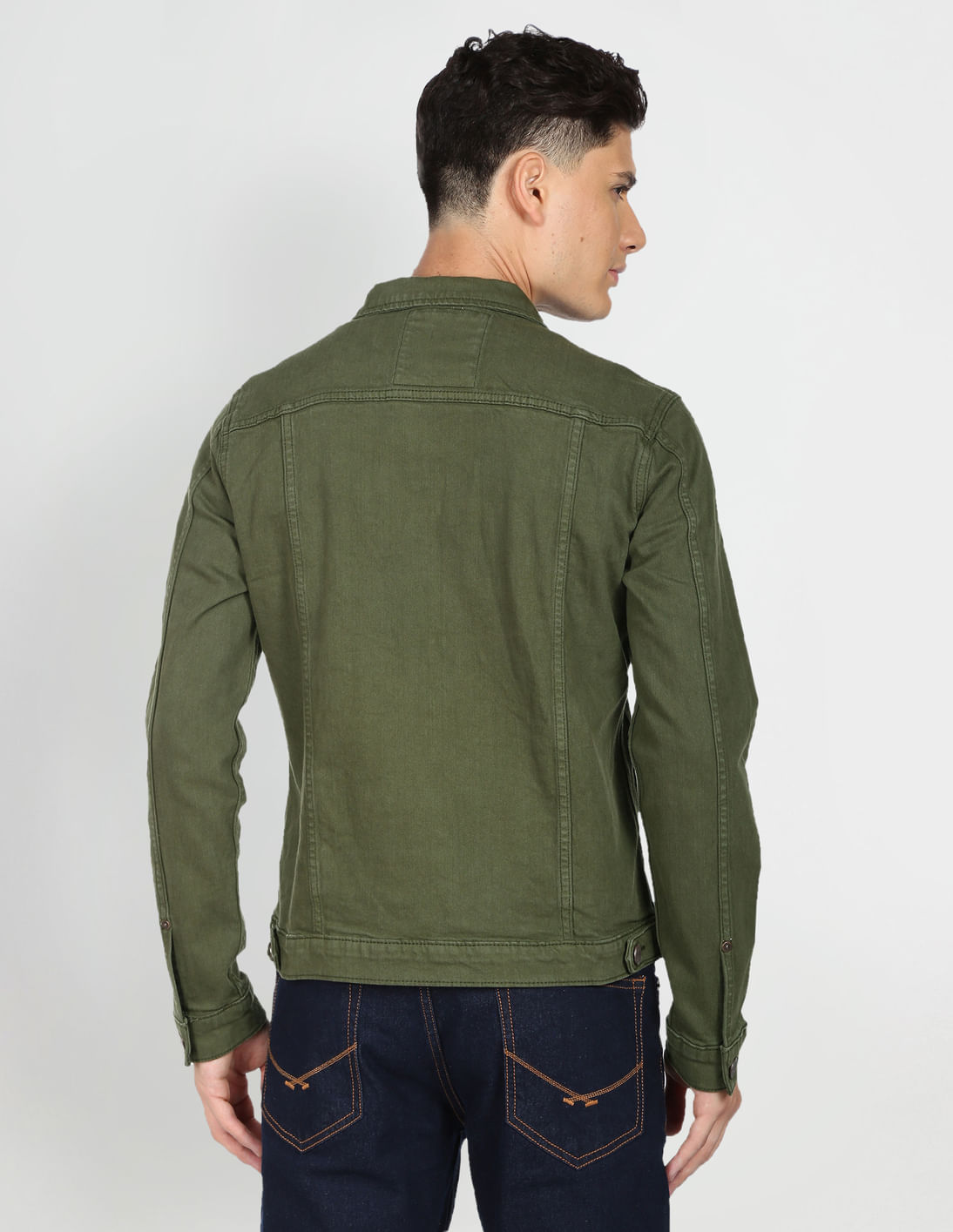 Buy U.S. Polo Assn. Denim Co. Panelled Solid Denim Jacket - NNNOW.com