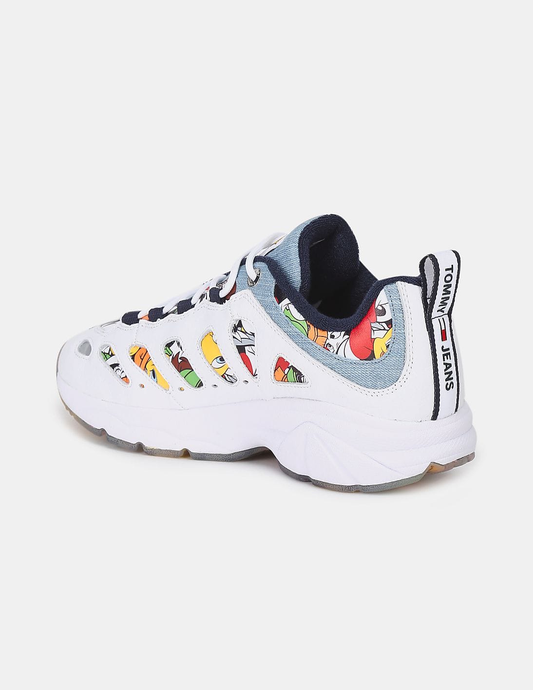Buy Tommy Hilfiger Men White Looney Tunes Lace Up Sneakers Buy Tommy Hilfiger Men White Looney Tunes Lace Up Sneakers