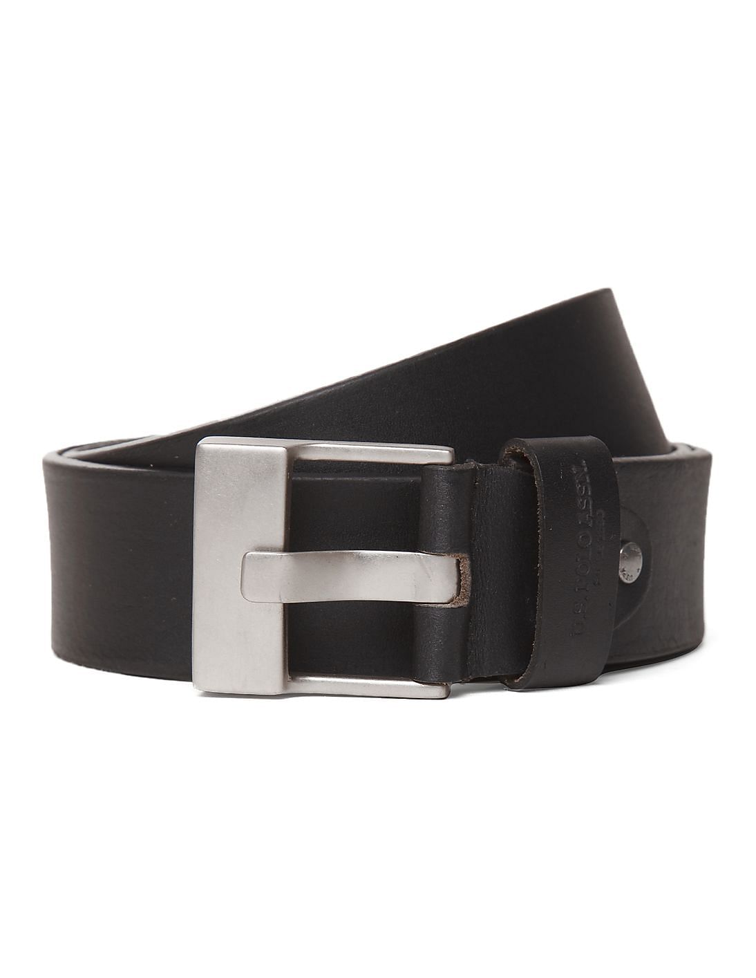 Buy U.S. Polo Assn. Solid Leather Belt - NNNOW.com
