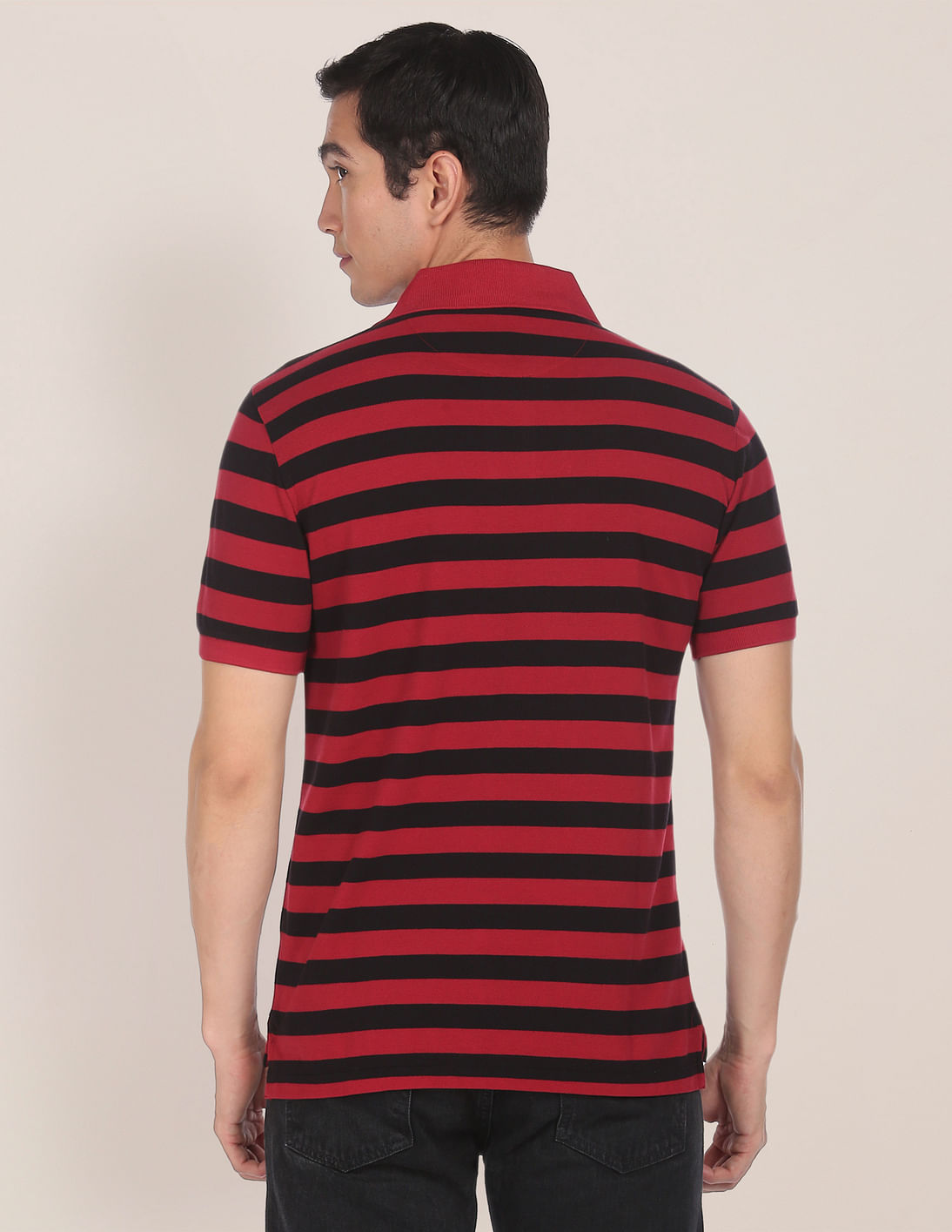 Nodress レッド　poloトップス十字架 SLY | FRONT LOGO C／N トップス (Tシャツ・カットソー(半袖