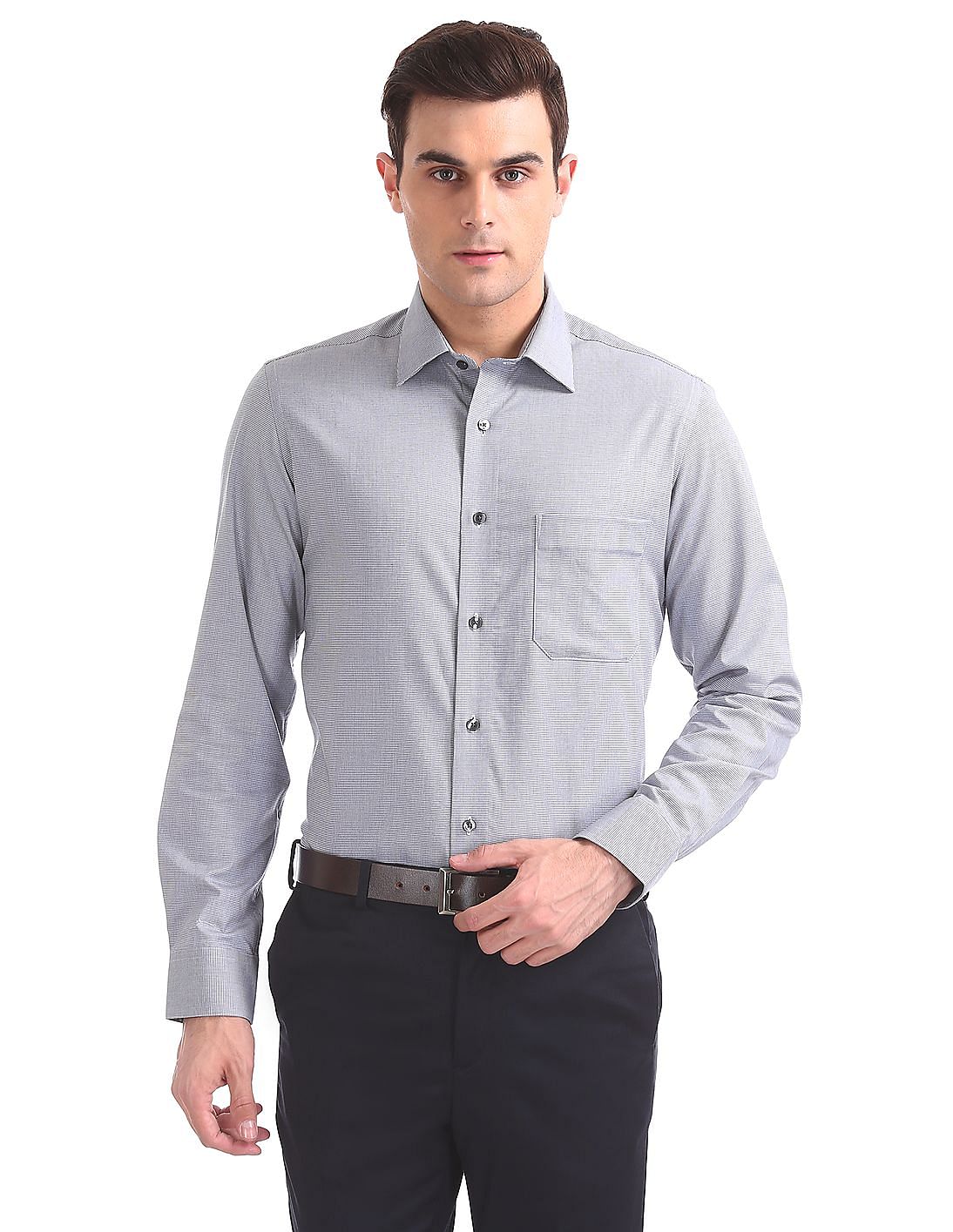 Buy Arrow Men Regular Fit Long Sleeve Shirt - NNNOW.com
