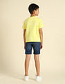 U.S. Polo Assn. Kids Boys Regular Fit Abstract Printed T-Shirt