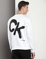 Calvin Klein Spray Logo Crew Neck Sweatshirt