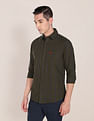 U.S. Polo Assn. Windowpane Check Premium Cotton Casual Shirt
