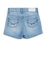 U.S. Polo Assn. Kids Girls Denim Solid Shorts