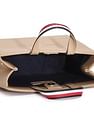 Tommy Hilfiger Logo Khaki Pu Handbags