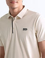 USPA Active Solid Slim Fit Polo Shirt