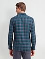Arrow Sport Plaid Checked Manhattan Slim Fit Shirt