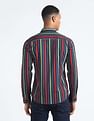 Flying Machine Vertical Stripe Slim Shirt