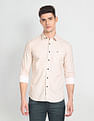 U.S. Polo Assn. Denim Co. Rounded Cuff Printed Casual Shirt