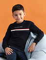 U.S. Polo Assn. Kids Boys Crew Neck Sweatshirt