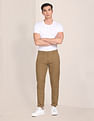 U.S. Polo Assn. Mid Rise Solid Casual Trousers