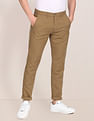 U.S. Polo Assn. Mid Rise Solid Casual Trousers