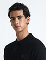 Flying Machine Solid Cotton Polo Shirt